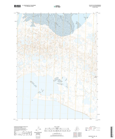 United States Geological Survey Cold Bay B-2 SW, AK (2020, 25000-Scale) digital map