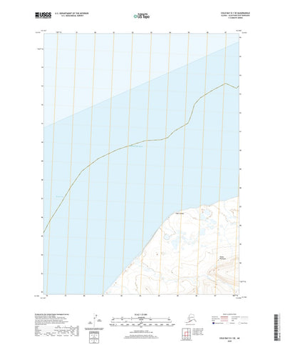 United States Geological Survey Cold Bay D-1 SE, AK (2020, 25000-Scale) digital map