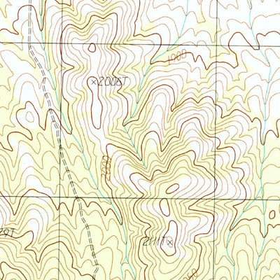 United States Geological Survey Cold Creek, NV (1984, 24000-Scale) digital map