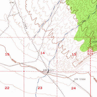 United States Geological Survey Cold Creek Ranch, NV (1957, 62500-Scale) digital map