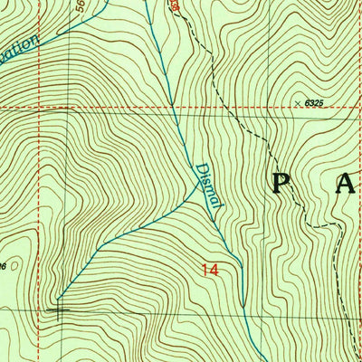 United States Geological Survey Cold Meadows, ID (2004, 24000-Scale) digital map