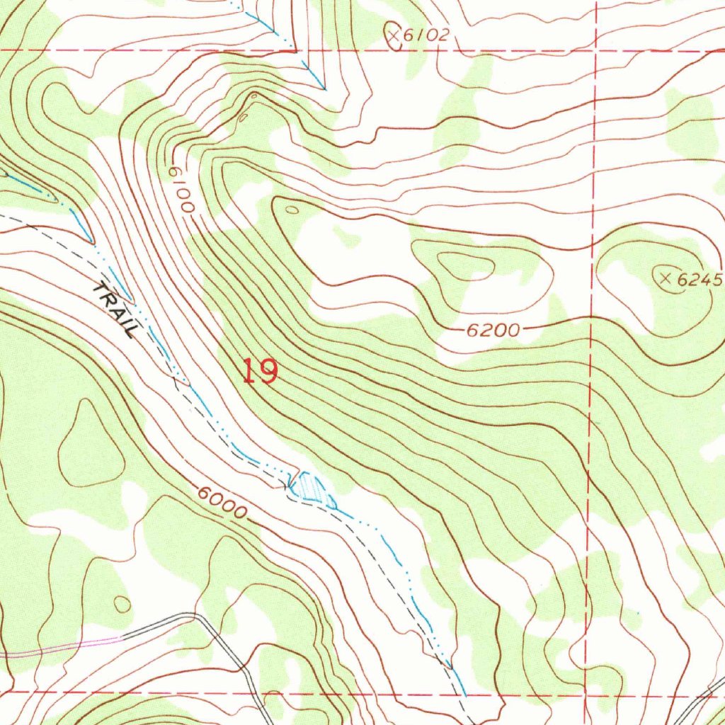 Cold Spring Mountain, CA (1962, 24000-Scale) Map by United States ...