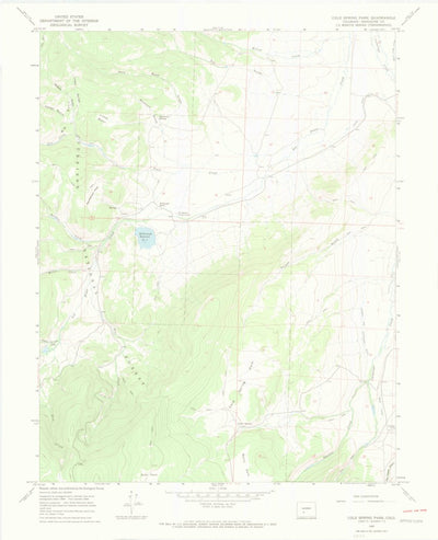 United States Geological Survey Cold Spring Park, CO (1965, 24000-Scale) digital map