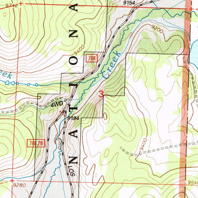 United States Geological Survey Cold Spring Park, CO (2001, 24000-Scale) digital map