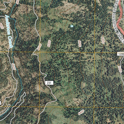 United States Geological Survey Cold Spring Ridge, ID (2011, 24000-Scale) digital map