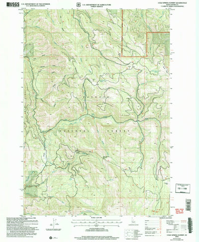 United States Geological Survey Cold Spring Summit, ID (2004, 24000-Scale) digital map