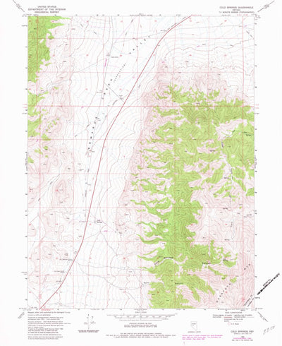 United States Geological Survey Cold Springs, NV (1969, 24000-Scale) digital map