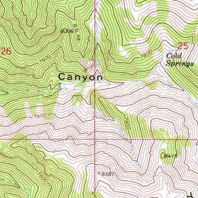 United States Geological Survey Cold Springs, NV (1969, 24000-Scale) digital map