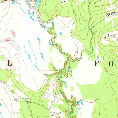 United States Geological Survey Coldspring, TX (1960, 24000-Scale) digital map