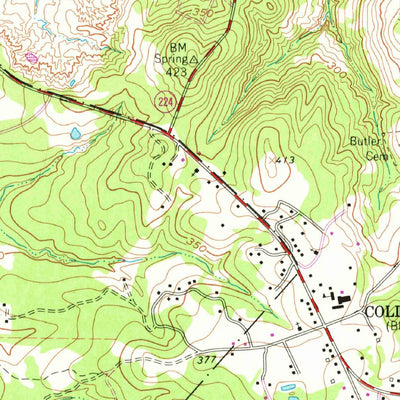 United States Geological Survey Coldspring, TX (1960, 24000-Scale) digital map