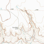 United States Geological Survey Coldwater Creek, TX (1974, 24000-Scale) digital map