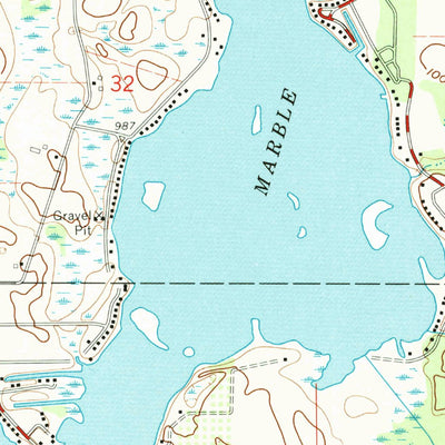 United States Geological Survey Coldwater East, MI (1960, 24000-Scale) digital map