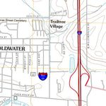 United States Geological Survey Coldwater East, MI (2011, 24000-Scale) digital map