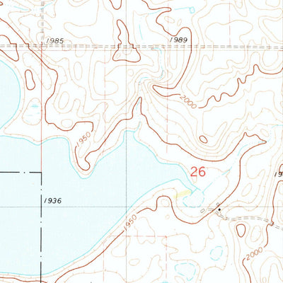 United States Geological Survey Coldwater Lake, ND (1982, 24000-Scale) digital map