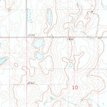 United States Geological Survey Coldwater Lake NW, ND (1982, 24000-Scale) digital map