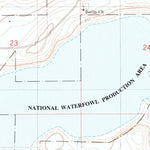 United States Geological Survey Coldwater Lake NW, ND (1982, 24000-Scale) digital map