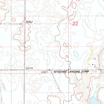 United States Geological Survey Coldwater Lake SW, ND (1982, 24000-Scale) digital map