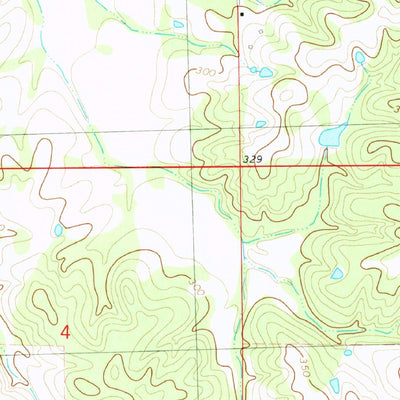 United States Geological Survey Coldwater, MS (1982, 24000-Scale) digital map