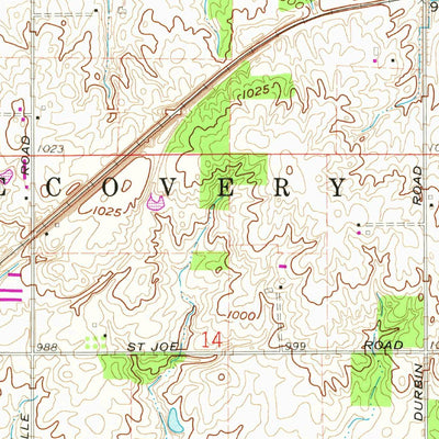 United States Geological Survey Coldwater, OH (1961, 24000-Scale) digital map