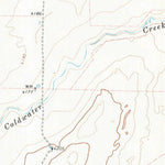 United States Geological Survey Coldwater West, TX (1973, 24000-Scale) digital map