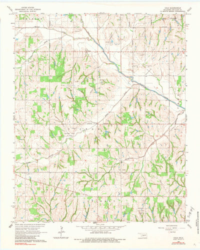 United States Geological Survey Cole, OK (1965, 24000-Scale) digital map