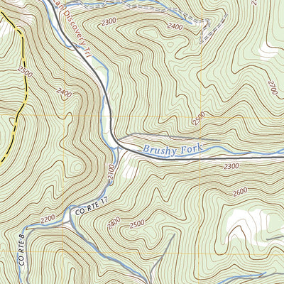 United States Geological Survey Colebank, WV (2023, 24000-Scale) digital map