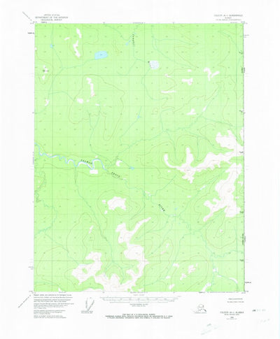 United States Geological Survey Coleen A-1, AK (1956, 63360-Scale) digital map