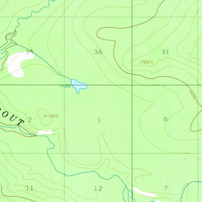 United States Geological Survey Coleen A-1, AK (1956, 63360-Scale) digital map