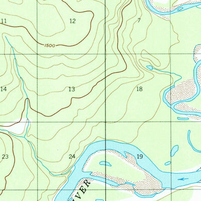 United States Geological Survey Coleen A-4, AK (1956, 63360-Scale) digital map