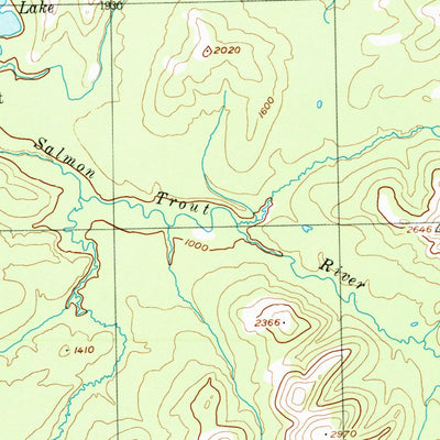 United States Geological Survey Coleen, AK (1956, 250000-Scale) digital map