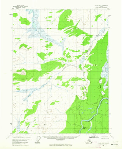 United States Geological Survey Coleen B-2, AK (1956, 63360-Scale) digital map