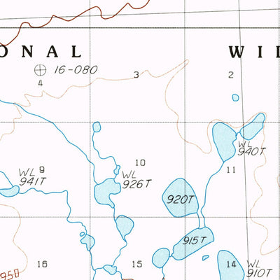 United States Geological Survey Coleen B-5, AK (1990, 63360-Scale) digital map
