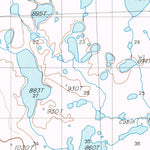 United States Geological Survey Coleen B-5, AK (1990, 63360-Scale) digital map