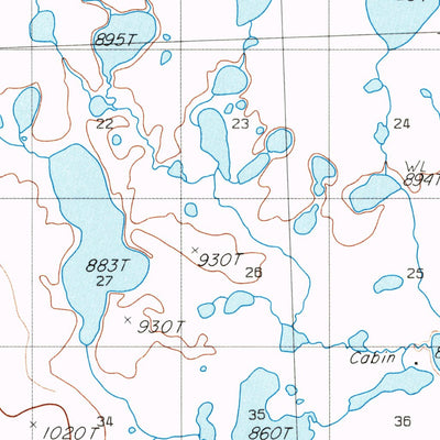 United States Geological Survey Coleen B-5, AK (1990, 63360-Scale) digital map