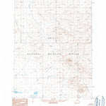 United States Geological Survey Coleen C-2, AK (1990, 63360-Scale) digital map