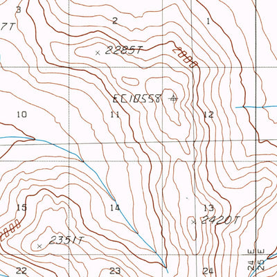 United States Geological Survey Coleen C-3, AK (1990, 63360-Scale) digital map