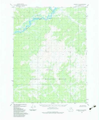 United States Geological Survey Coleen C-6, AK (1983, 63360-Scale) digital map