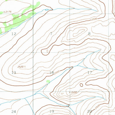 United States Geological Survey Coleen D-1, AK (1972, 63360-Scale) digital map