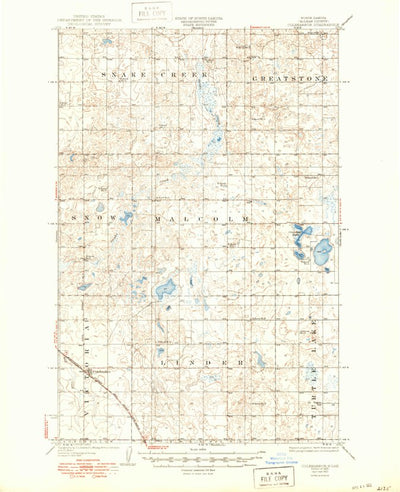 United States Geological Survey Coleharbor, ND (1929, 62500-Scale) digital map