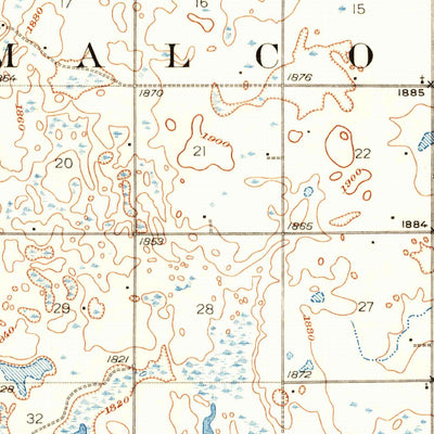 United States Geological Survey Coleharbor, ND (1929, 62500-Scale) digital map
