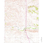 United States Geological Survey Coleman Butte, WY (1950, 24000-Scale) digital map