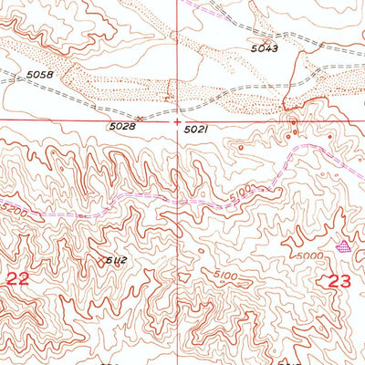United States Geological Survey Coleman Butte, WY (1950, 24000-Scale) digital map
