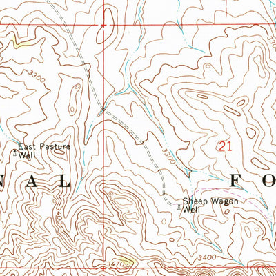 United States Geological Survey Coleman Draw, MT (1966, 24000-Scale) digital map