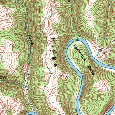 United States Geological Survey Coleman Gap, TN-VA (1946, 24000-Scale) digital map