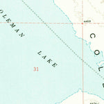 United States Geological Survey Coleman Lake, OR (1968, 24000-Scale) digital map