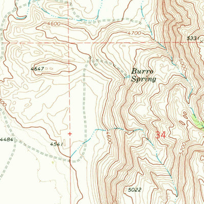 United States Geological Survey Coleman Lake, OR (1968, 24000-Scale) digital map