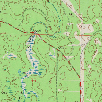 United States Geological Survey Coleman Lake, WI (1972, 24000-Scale) digital map