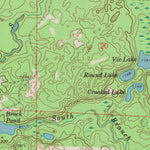 United States Geological Survey Coleman Lake, WI (1972, 24000-Scale) digital map