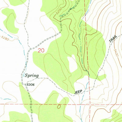 United States Geological Survey Coleman Mountain, OR (1979, 24000-Scale) digital map