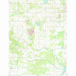 United States Geological Survey Coleman NE, MI (1969, 24000-Scale) digital map